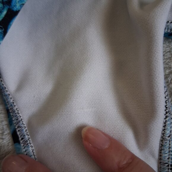 Fin Fun Mermaidens Girl's Size M Teal Mermaid Scale Print Bikini Swimsuit - Picture 9 of 9